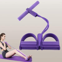 Yoga Pedal Puller Resistance Band - Sit Up Exercise Equipment for Home Workout & Fitness