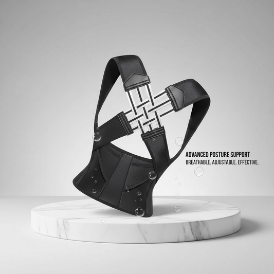 TruVibe™ Back Posture Corrector Belt - Adjustable Shoulder Support Brace for Pain Relief | Men & Women