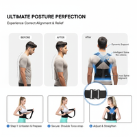 TruVibe™ Back Posture Corrector Belt - Adjustable Shoulder Support Brace for Pain Relief | Men & Women